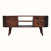 Molina TV Stand, Large - California Walnut TV Stands - Bokel Home