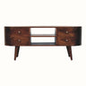 Molina TV Stand, Large - California Walnut TV Stands - Bokel Home