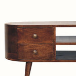 Molina TV Stand, Large - California Walnut TV Stands - Bokel Home