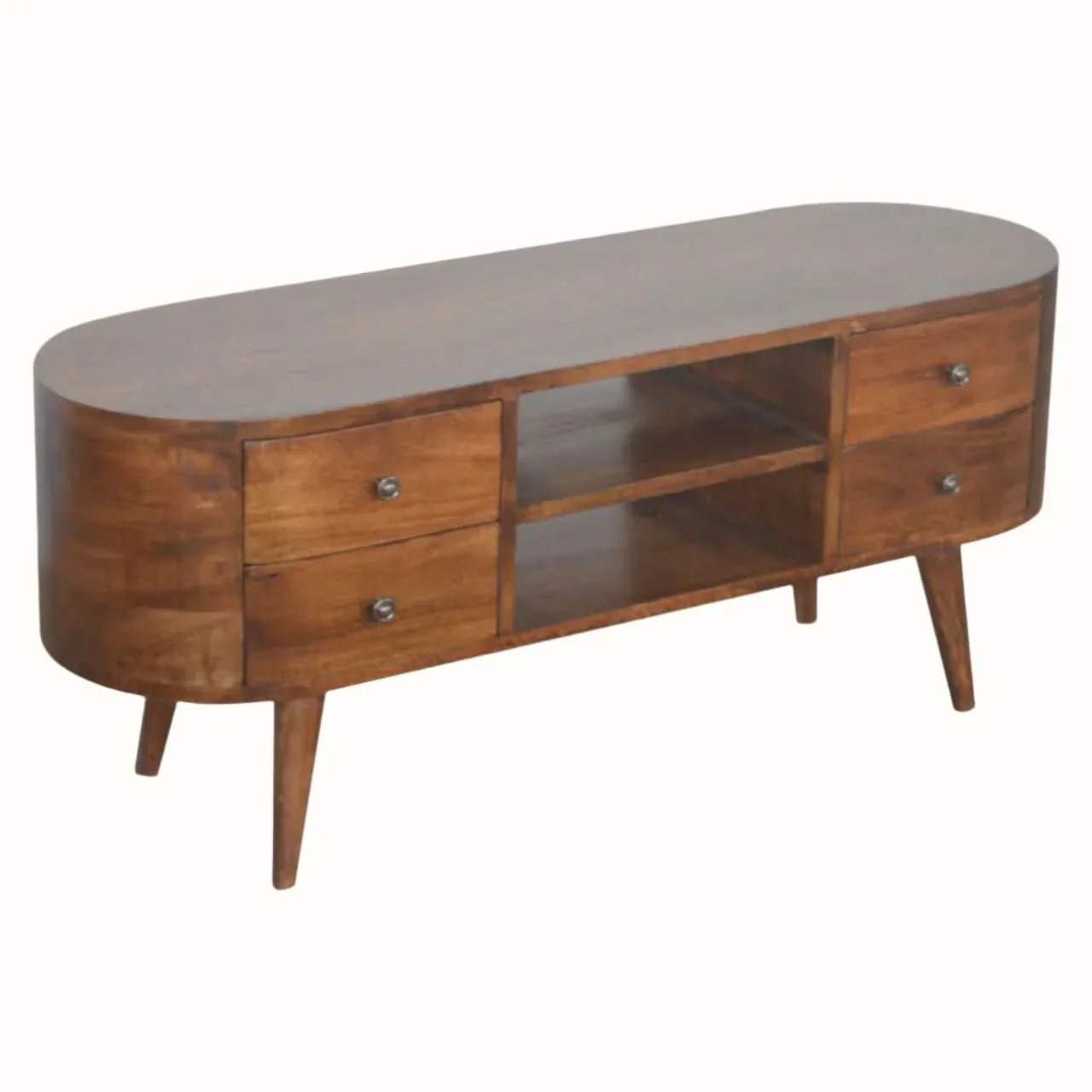 Molina TV Stand, Large - Chestnut TV Stands - Bokel Home