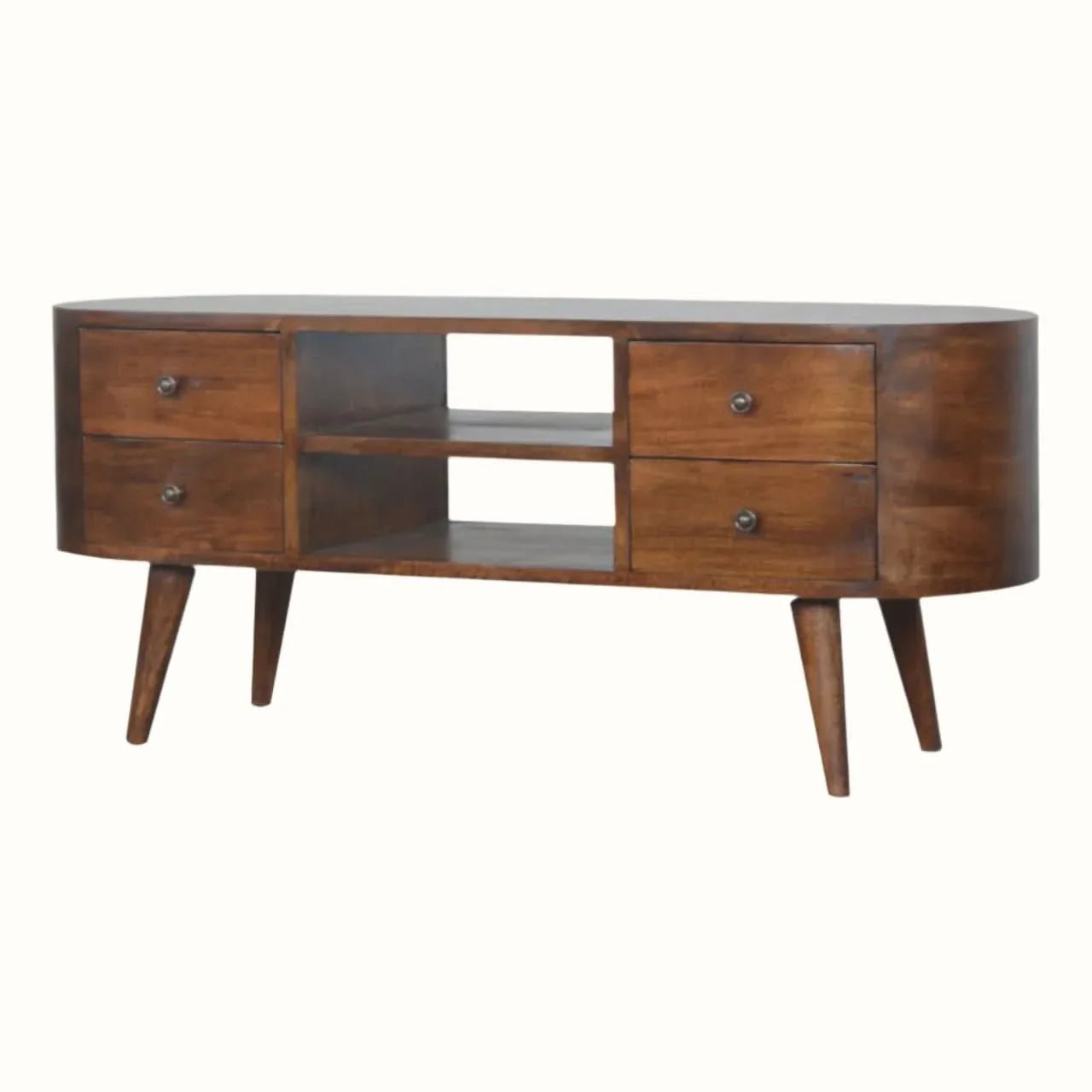 Molina TV Stand, Large - Chestnut TV Stands - Bokel Home