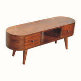 Molina TV Stand, Medium - Chestnut TV Stands - Bokel Home