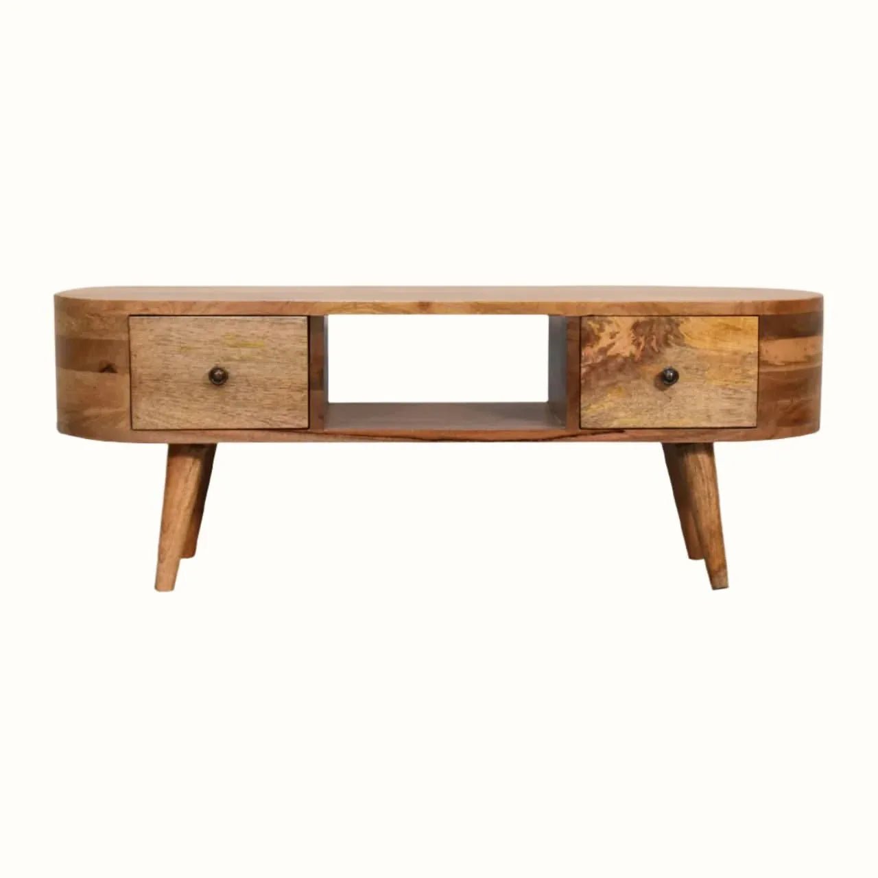 Molina TV Stand, Medium - Natural TV Stands - Bokel Home