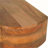 Molina Wall - Mounted Bedside Table - Natural Bedside Tables - Bokel Home