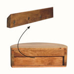 Molina Wall - Mounted Bedside Table - Natural Bedside Tables - Bokel Home