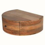 Molina Wall - Mounted Bedside Table - Natural Bedside Tables - Bokel Home