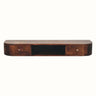 Molina Wall Mounted Console Table - California Walnut Console Tables - Bokel Home