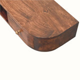 Molina Wall Mounted Console Table - California Walnut Console Tables - Bokel Home