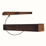 Molina Wall Mounted Console Table - Chestnut Console Tables - Bokel Home