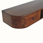 Molina Wall Mounted Console Table - Chestnut Console Tables - Bokel Home
