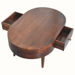 Molina Coffee Table, Medium - California Walnut Coffee Tables Bokel Home