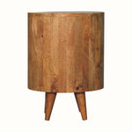 Molina Open Bedside Table 1 Drawer, Medium - Natural