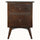 Nilson 2 Drawer Bedside Table, Medium - Walnut Bedside Tables - Bokel Home