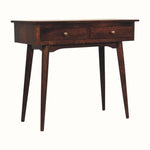 Nilson 2 Drawer Console Table, Medium - California Walnut Console Tables - Bokel Home