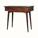 Nilson 2 Drawer Console Table, Medium - Chestnut Console Tables - Bokel Home