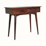 Nilson 2 Drawer Console Table, Medium - Chestnut Console Tables - Bokel Home