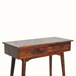 Nilson 2 Drawer Console Table, Medium - Chestnut Console Tables - Bokel Home