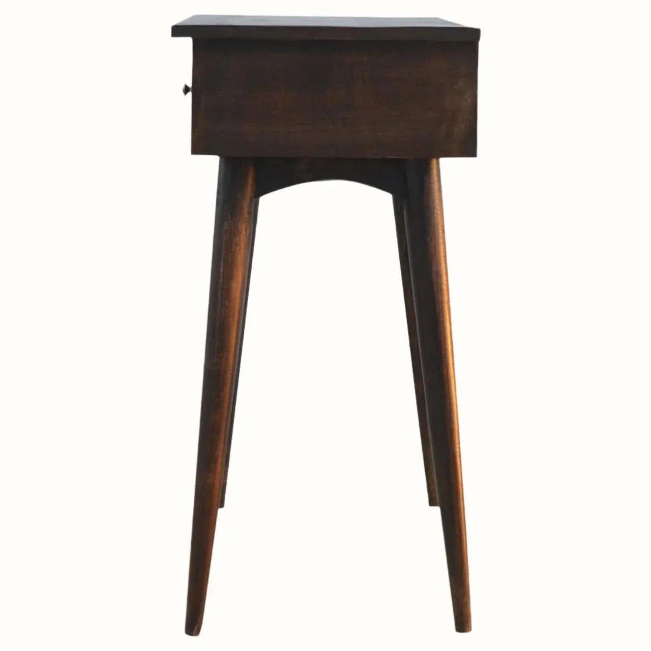 Nilson 2 Drawer Console Table, Medium - Light Walnut Console Tables - Bokel Home