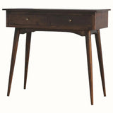 Nilson 2 Drawer Console Table, Medium - Light Walnut Console Tables - Bokel Home