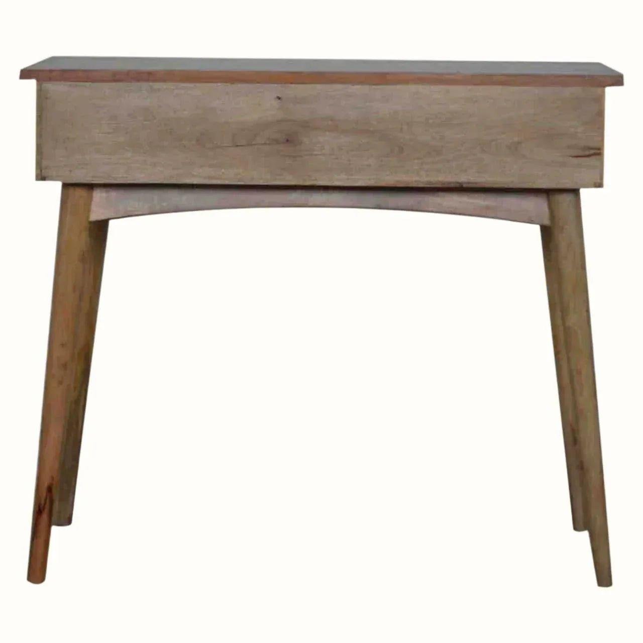 Nilson 2 Drawer Console Table, Medium - Natural Console Tables - Bokel Home