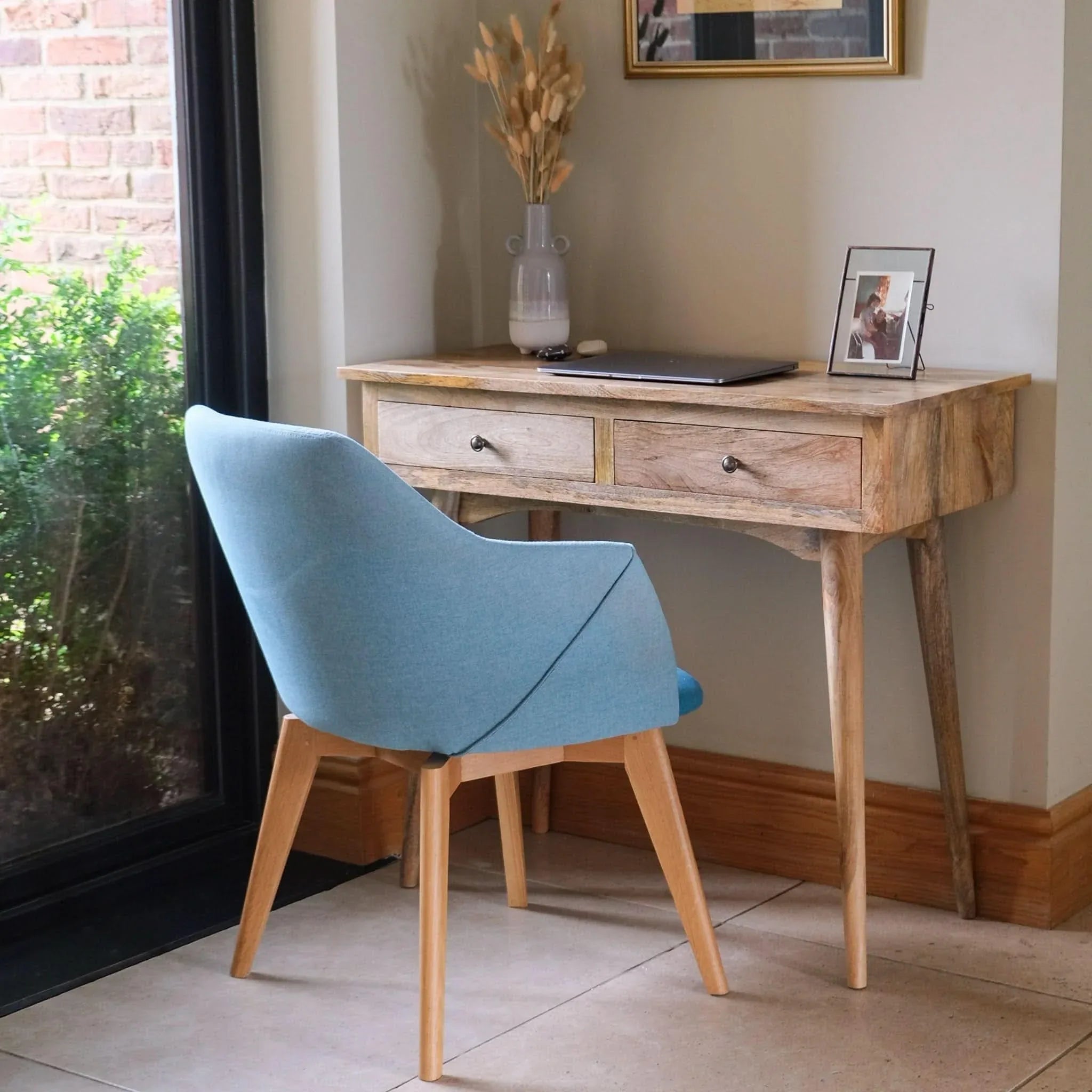 Nilson 2 Drawer Console Table, Medium - Natural Console Tables - Bokel Home