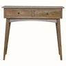 Nilson 2 Drawer Console Table, Medium - Natural - Custom Listing for Rosanna Console Tables - Bokel Home
