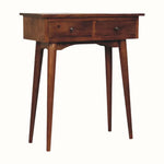 Nilson 2 Drawer Console Table, Small - Chestnut Console Tables - Bokel Home