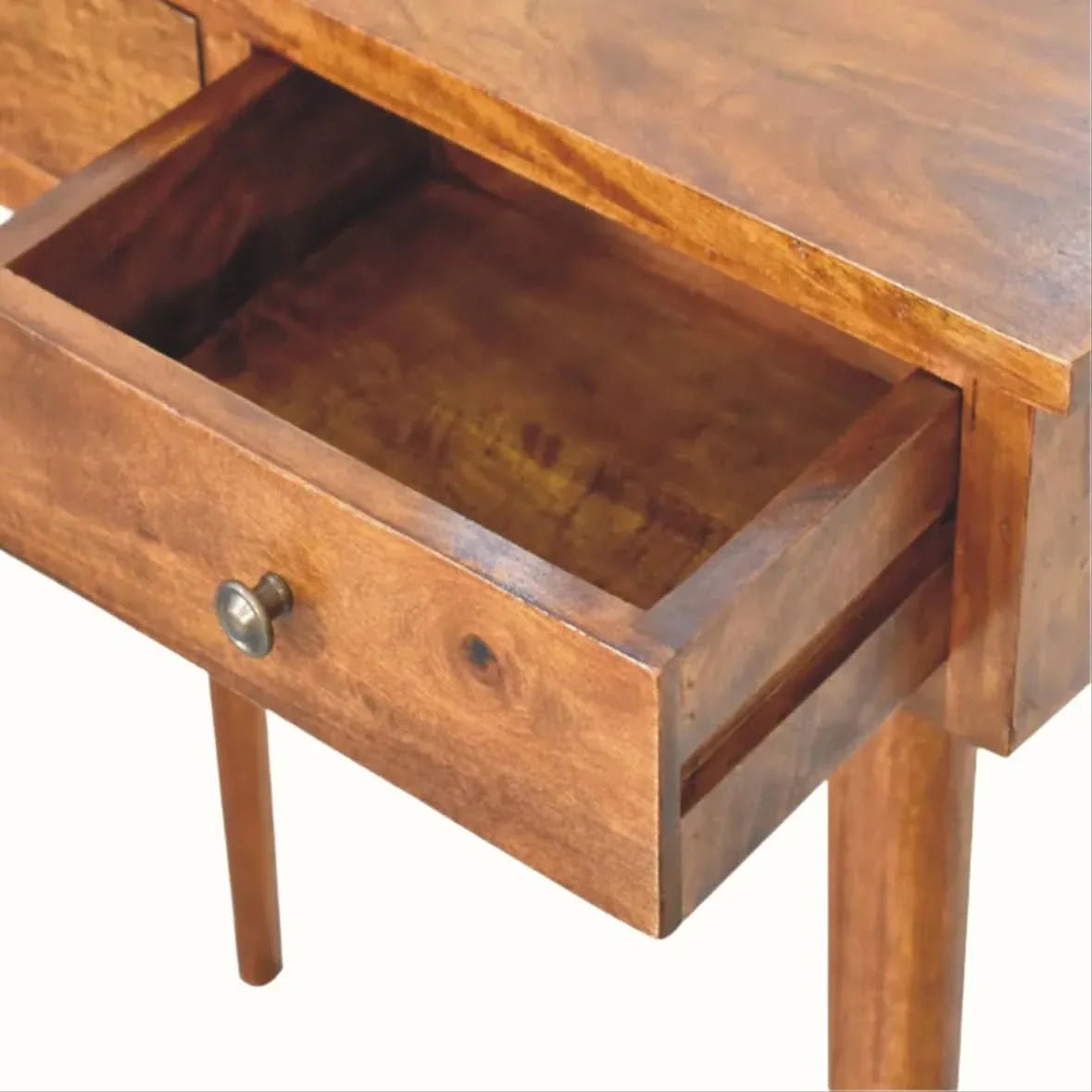 Nilson 2 Drawer Console Table, Small - Chestnut Console Tables - Bokel Home