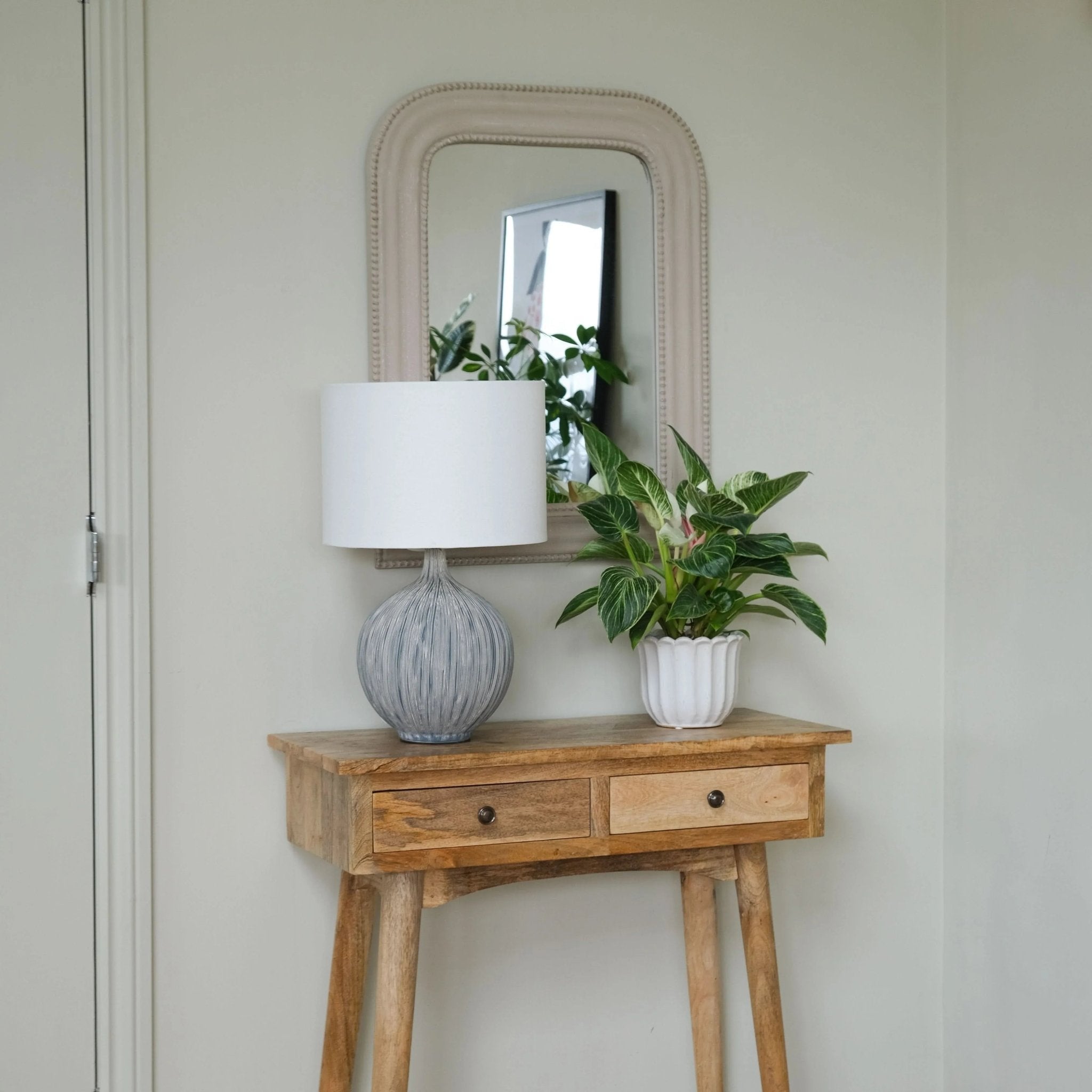 Nilson 2 Drawer Console Table, Small - Natural Console Tables - Bokel Home
