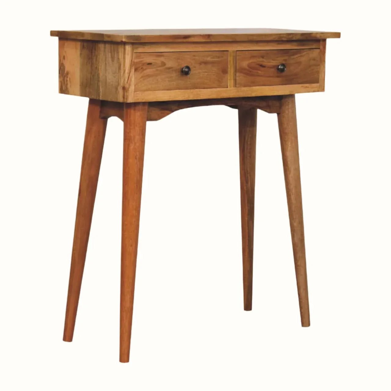 Nilson 2 Drawer Console Table, Small - Natural Console Tables - Bokel Home