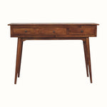 Nilson 3 Drawer Console Table, Large - Chestnut Console Tables - Bokel Home
