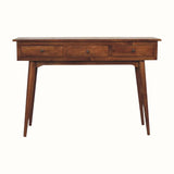 Nilson 3 Drawer Console Table, Large - Chestnut Console Tables - Bokel Home
