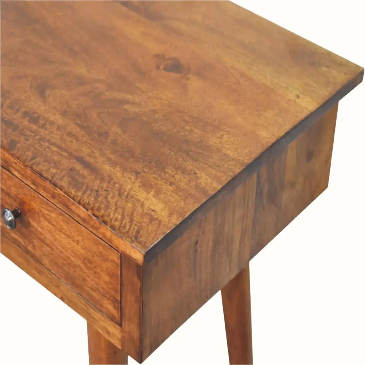 Nilson 3 Drawer Console Table, Large - Chestnut Console Tables - Bokel Home