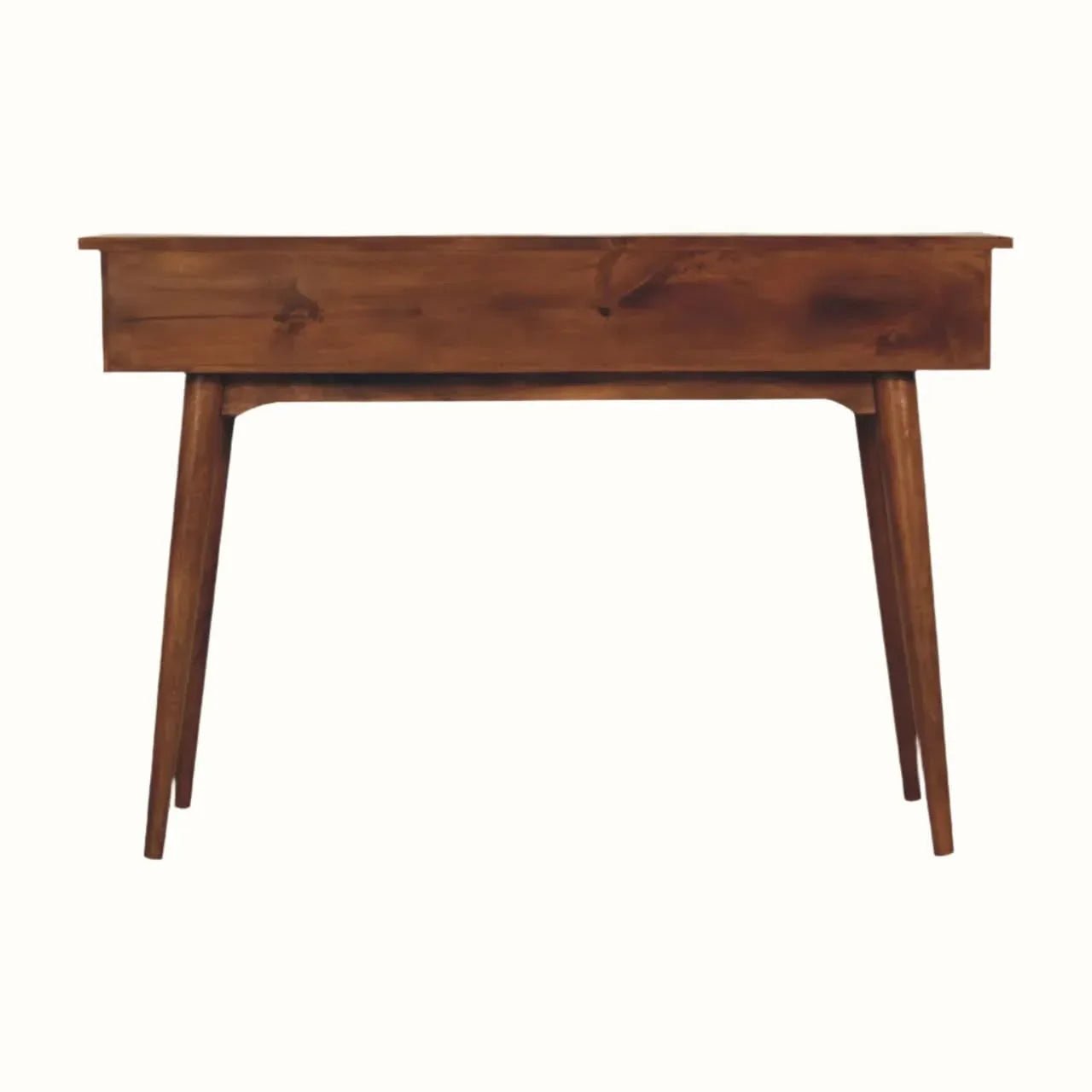 Nilson 3 Drawer Console Table, Large - Chestnut Console Tables - Bokel Home