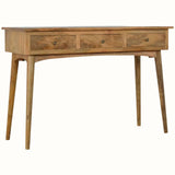 Nilson 3 Drawer Console Table, Large - Natural Console Tables - Bokel Home