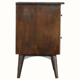 Nilson Bedside Table - Walnut Bedside Tables - Bokel Home