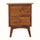 Nilson Bedside Table with 2 Drawers, Medium - Chestnut Bedside Tables - Bokel Home