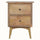 Nilson Bedside Table with 2 Drawers, Medium - Natural Bedside Tables - Bokel Home