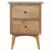 Nilson Bedside Table with 2 Drawers, Medium - Natural Bedside Tables - Bokel Home