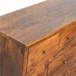 Nilson Chest of 8 Drawers - Chestnut - Bokel Home