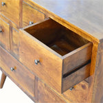 Nilson Chest of 8 Drawers - Chestnut - Bokel Home