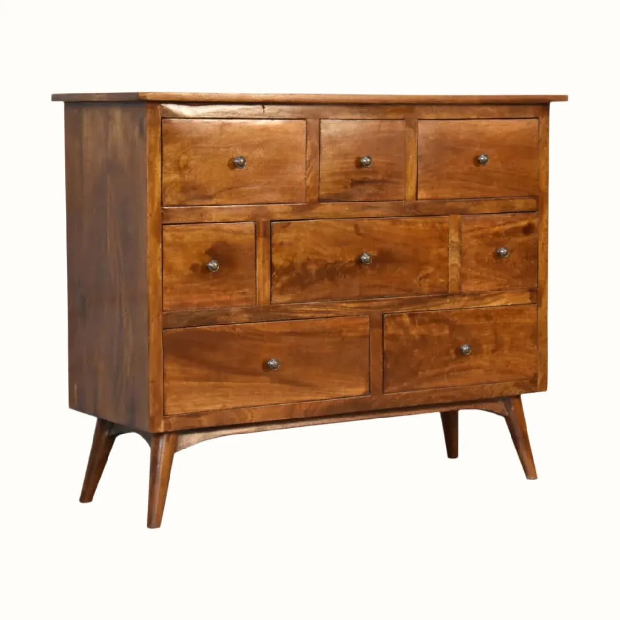 Nilson Chest of 8 Drawers - Chestnut Chest of Drawers - Bokel Home