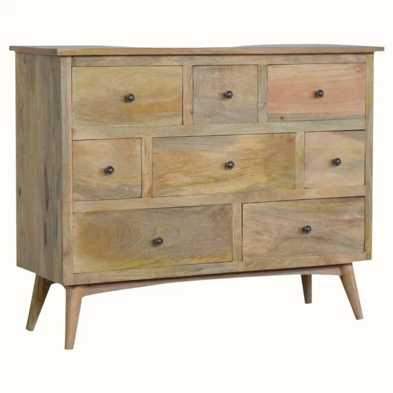 Nilson Chest of 8 Drawers - Natural - Bokel Home