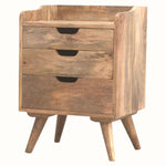 Nordell Bedside Table, Medium - Natural Bedside Tables - Bokel Home