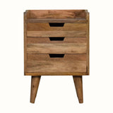 Nordell Bedside Table, Small - Natural Bedside Tables - Bokel Home
