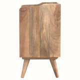 Nordell Bedside Table with 3 Drawers, Medium - Natural Bedside Tables - Bokel Home