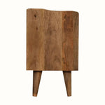 Nordell Bedside Table with 3 Drawers, Small - Natural Bedside Tables - Bokel Home
