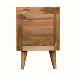 Nordell Bedside Table with 3 Drawers, Small - Natural Bedside Tables - Bokel Home