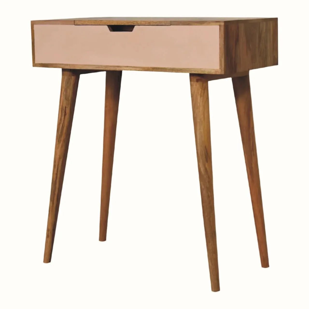 Nordell Blush Dressing Table, Small - Handpainted/Natural Dressing Tables - Bokel Home