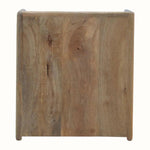 Nordell Cube Bedside Table with 2 Drawers, Medium - Natural Bedside Tables - Bokel Home